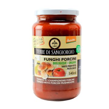 Organic tomato sauce - Porcini mushrooms