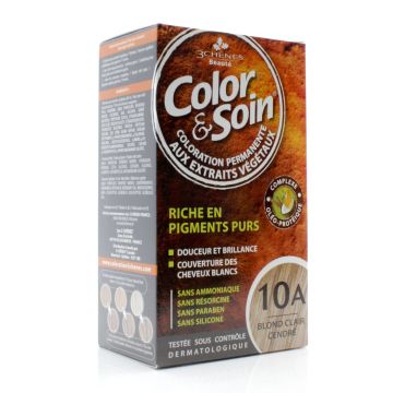 Natural hair coloration - Light ash blonde 10A