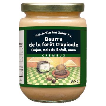 Nut butter - From the Rainforest and Coconut