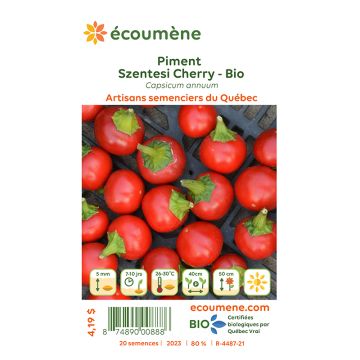 Organic seeds - Szentesi cherry pepper