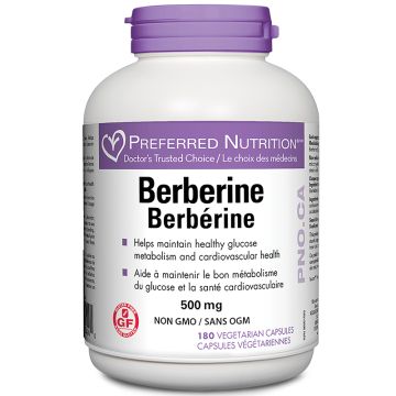 Berberine 500 mg Cardiovascular Health and Glucose Metabolism