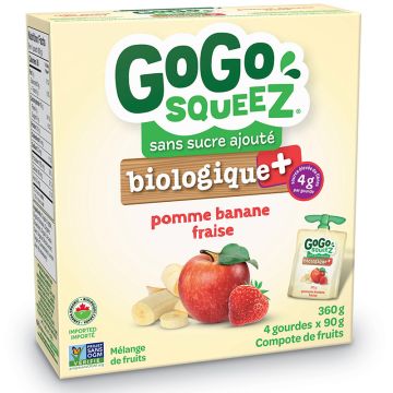 Organic GoGo squeez - Apple Strawberry Banana