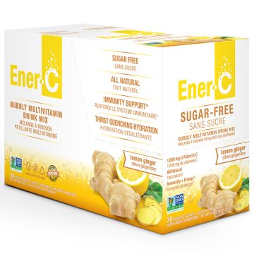 Vitamin C 1000 mg - Lemon ginger without sugar (30 sachets)