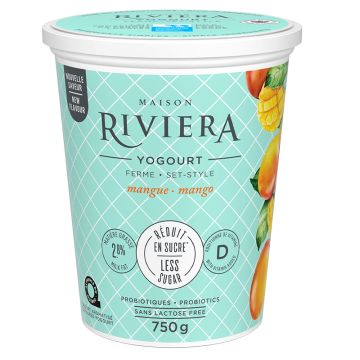 2.8% Lactose-free Mango Set-style Yogurt