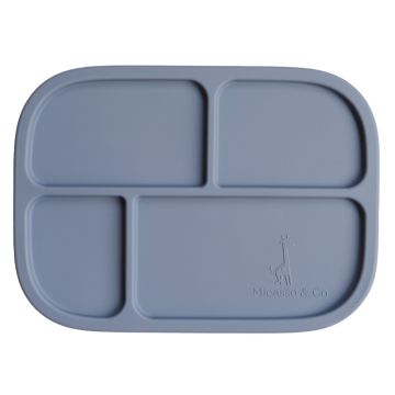 Silicone Bento Lunch Box - Majestic Blue