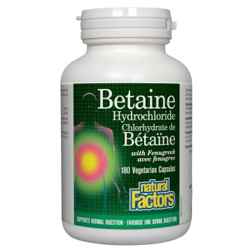 Betaine Hydrochloride with fenugreek