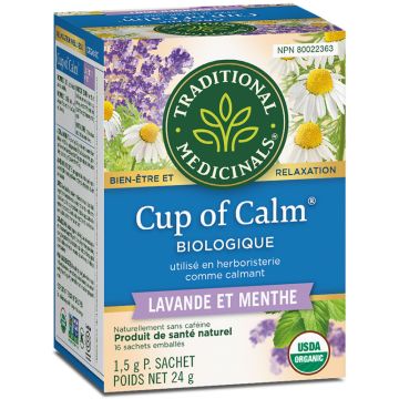 Tisane biologique Cup of Calm  -  Lavande et menthe