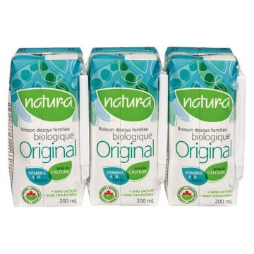 Organic fortified soy beverage - Original (Packaging 3 units x 200ml)