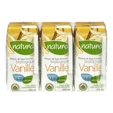 Organic fortified soy beverage - Vanilla (Packaging 24 units x 200 ml)