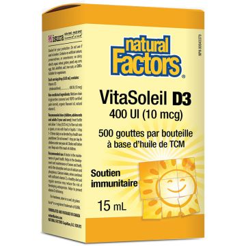 SunVitamin D3 Vitamin - 400 UI Bottle