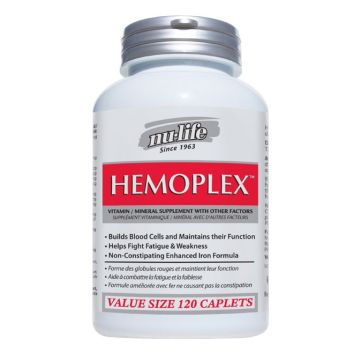 Hemoplex Tablets Vitamins and Minerals