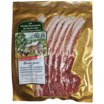 Organic sliced smoked bacon  