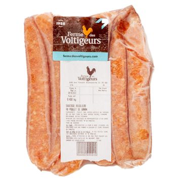 Grain-Fed Chicken - Frozen Regular Sausages