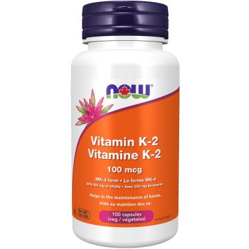 Vitamin K-2 100mcg - Helps in the maintenance of bones