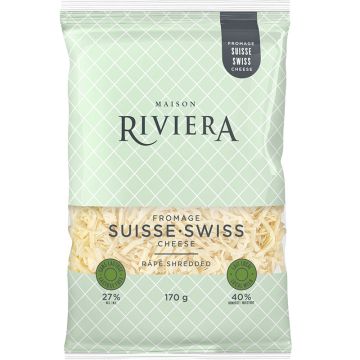 27% Lactose-free Shredded Swiss Cheese