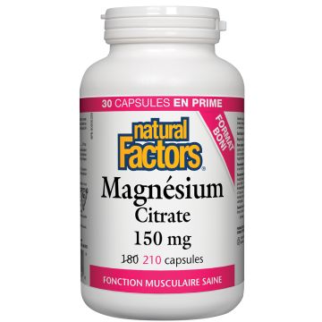 Magnesium with Citrate 150 mg - Healthy Muscle Functioning