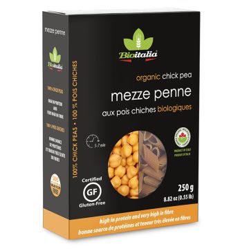 Organic Chick Pea Mezze Penne Pasta