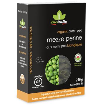 Organic Green Pea Mezze Penne Pasta