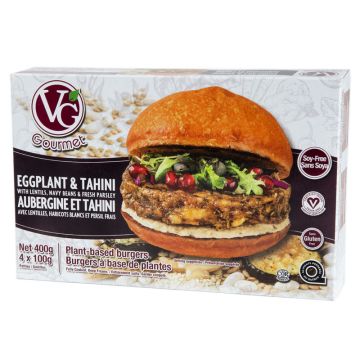 Vegan Burger - Eggplant and Tahini