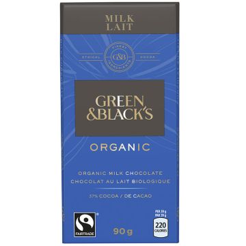 Organic chocolate - Milk with 37% of cacao