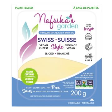 Plant-based Cheese - Swiss Style Slices