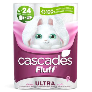 Papier Hygiénique Fluff Ultra (12 rouleaux)