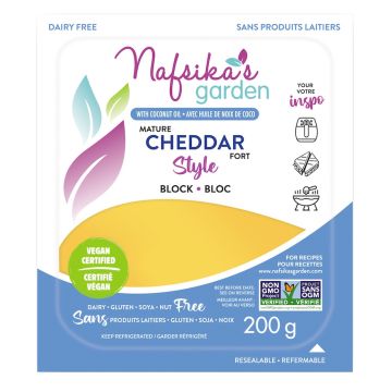 Plant-based Cheese -  Mature Cheddar Style Block