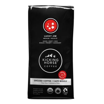 Organic fair trade coffee - Lucky Jim ground (284 gr)