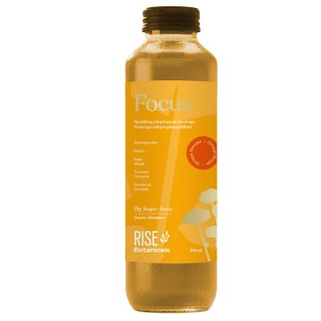 Organic sparkling adaptogenic beverage - Focus mango orange 