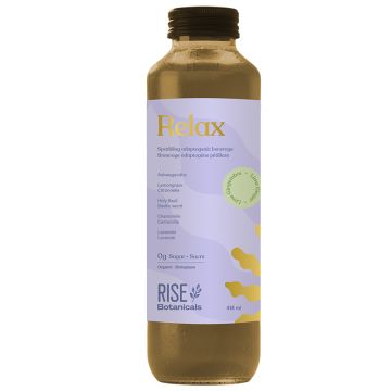 Organic sparkling adaptogenic beverage - Relax ginger lime