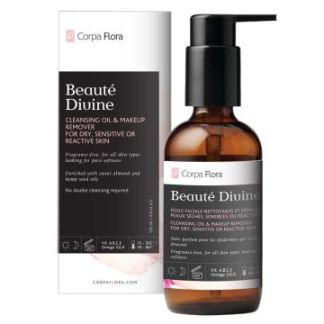 Beauté Divine - Cleansing oil & makeup remover for dry, sensitive or reactive skin