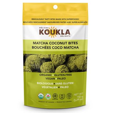 Organic bites - Coconut matcha