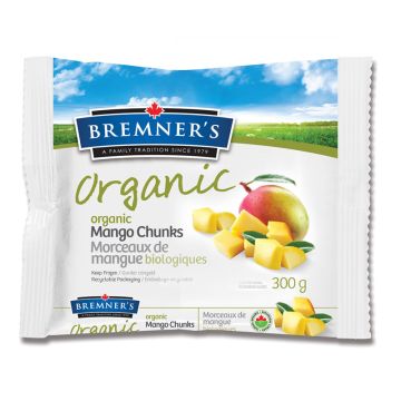 Organic frozen fruit - Mango chunks