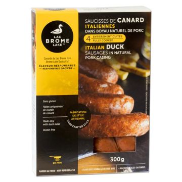 Italian duck sausages