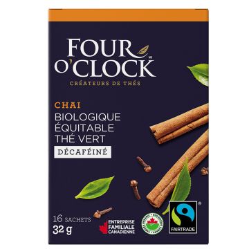 Organic Fairtrade Decaffeinated Chaï Green Tea