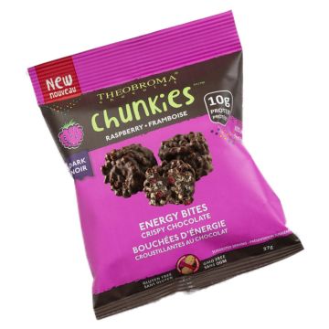 Dark Chocolate 60% Raspberry Crispy Energy Bites  