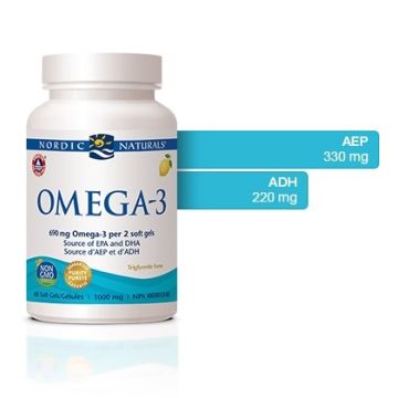 Lemon-flavoured omega-3