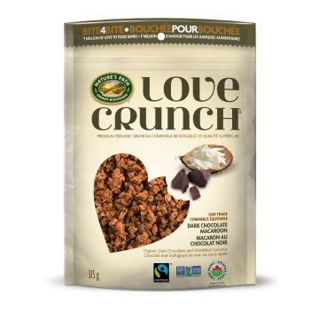 Organic Granola - Love Crunch Macaroon with dark chocolate