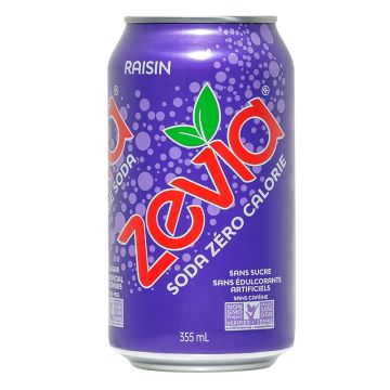 Zero calorie soda - Grape