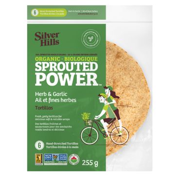 Sprouted power tortillas organic - Herb & garlic