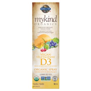 Mykind Organics biologique  - Vitamine D3   