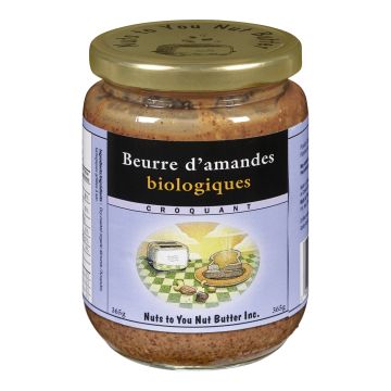 Nut Butter - Crunchy organic almond butter