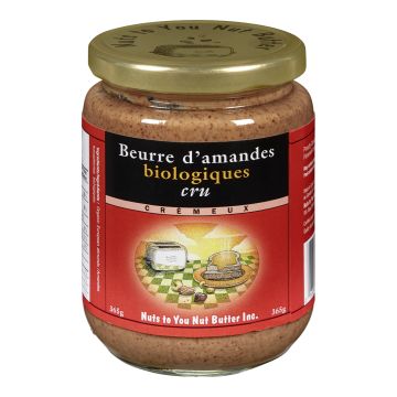 Nut Butter - Smooth organic raw almond butter