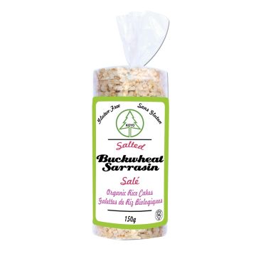 Rice cakes - Buckwheat salted