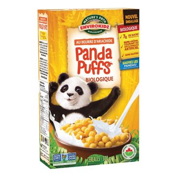 Organic cereals - Envirokidz Panda Puffs® peanut butter