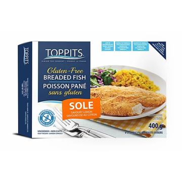 Fish -  Sole breaded fish gluten free savoury lemon