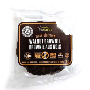 Vegan brownie gluten free  -  Walnut