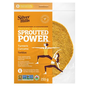 Sprouted power tortillas organic - Turmeric